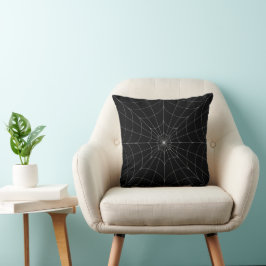 Spiderweb Throw Kissen