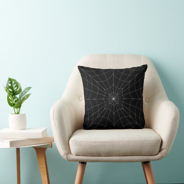Spiderweb Throw Kissen (Stuhl )