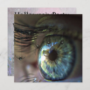 Spidery Eyeball Halloween-Party Einladung
