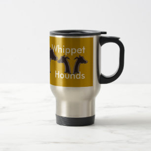 Spiegel-Bild Whippets Reisebecher