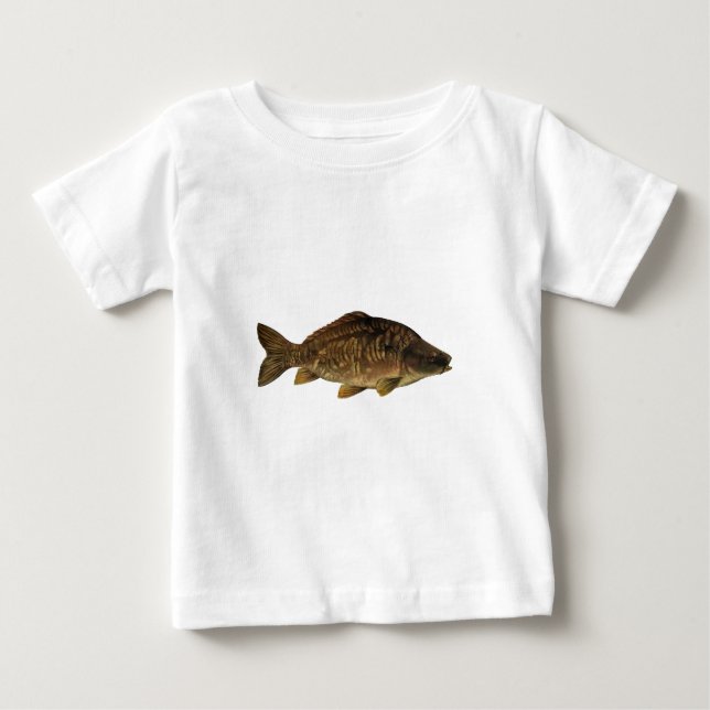 Spiegel-Karpfen Baby T-shirt (Vorderseite)