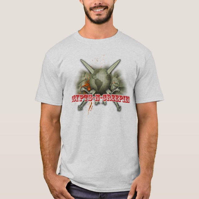 Spiegel-Spiegel CNC-Logo T-Shirt (Vorderseite)