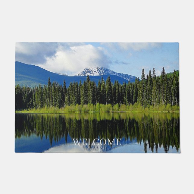 Spiegelbild Fußmatte (Vorderseite)