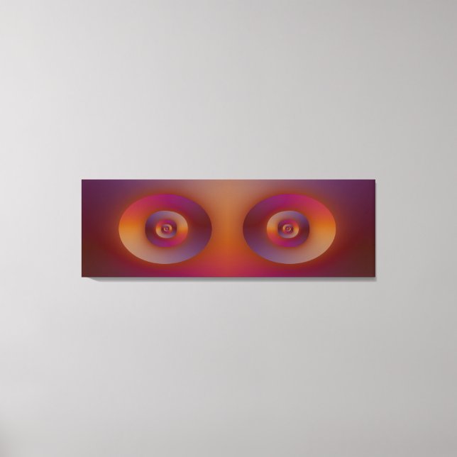 Spiegelbild Leinwanddruck (Vorderseite)