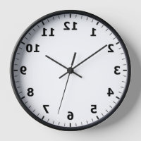 Spiegelbild-Uhr - Erzählen Sie die Zeit im Spiegel