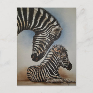 Spiegelbild (Zebra) Zubehör Postkarte
