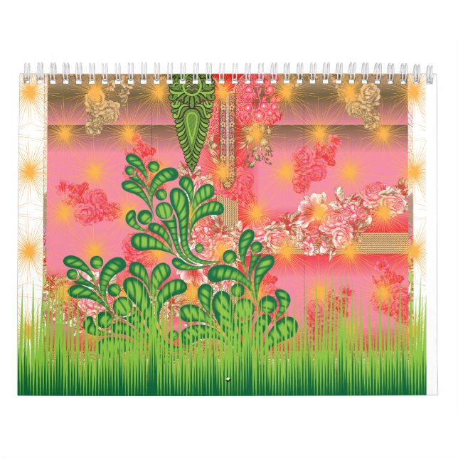 Spiegeldesign und einige Pflanze Kalender (Titelbild)
