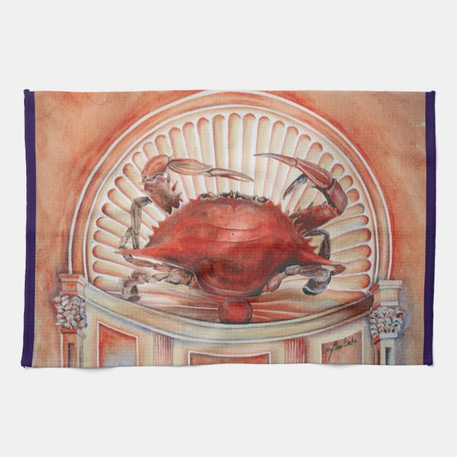 Spiegelei, der Weltmeister des Schwergewichts Geschirrtuch (Horizontal)