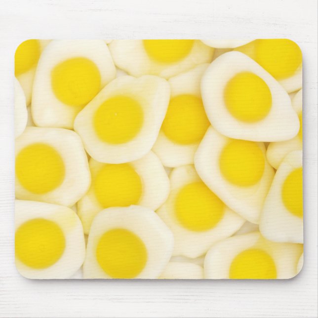 Spiegelei-Süßigkeitensmäusematte Mousepad (Vorne)