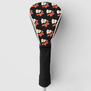 Spiegeleier Speck Frühstück Liebhaber Foodie Junk Golf Headcover