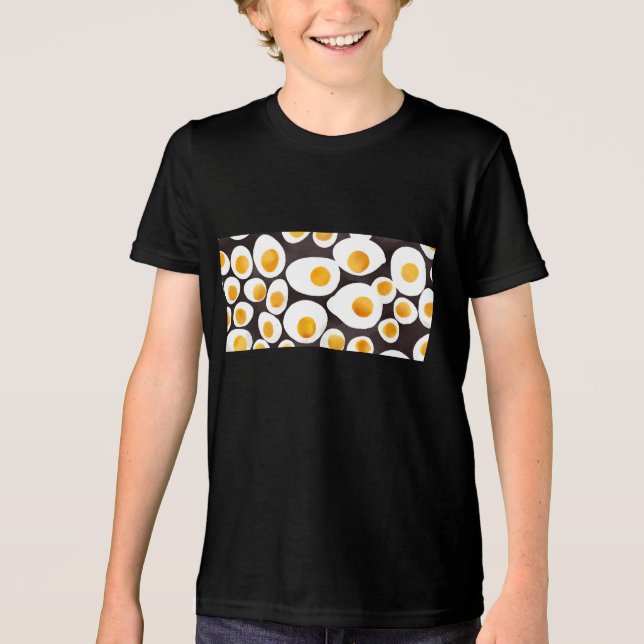 Spiegeleier Tri-Blend Shirt (Vorderseite)