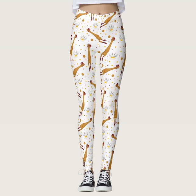 Spiegeleier und Gummi-Hühner Leggings (Vorderseite)