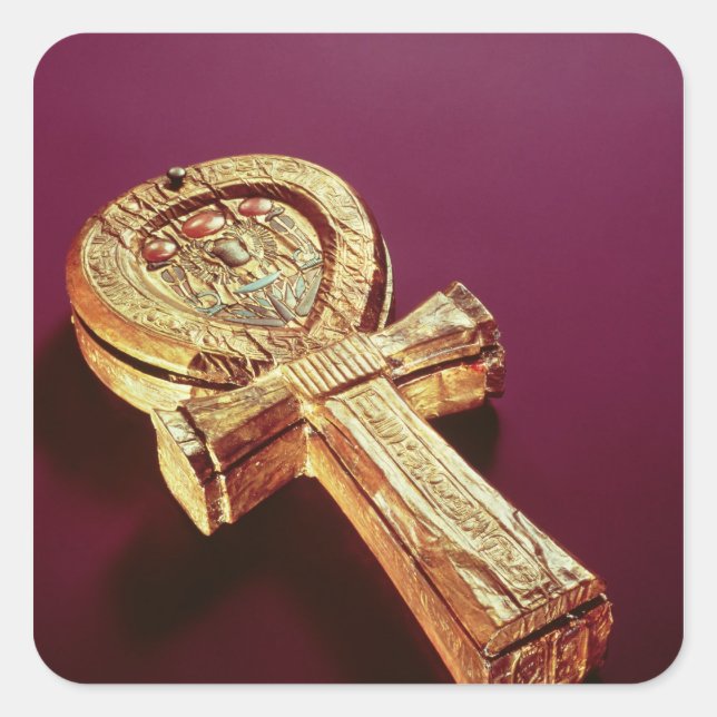 Spiegelgehäuse in Form eines Knöchels 2 Quadratischer Aufkleber (Vorderseite)