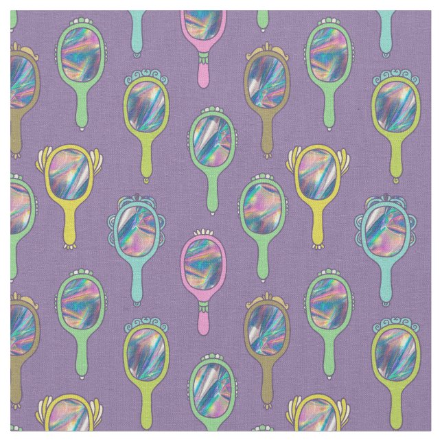 Spiegelgewebe Stoff (Nahaufnahme)