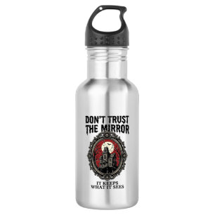 Spiegelhemd Heiden Vintage Gravur Gothic Haus Edelstahlflasche