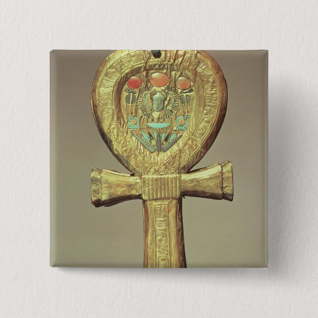 Spiegelkasten in Form eines ankh Button (Vorderseite)