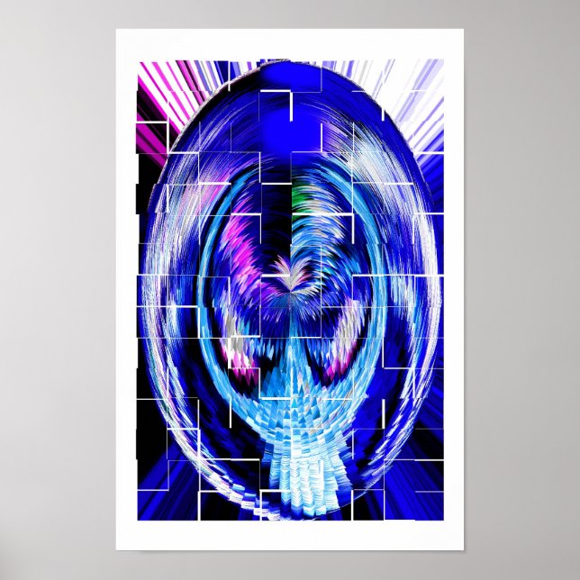 Spiegelkunst Poster (Vorne)