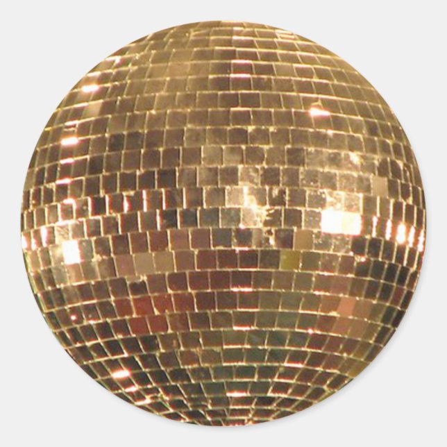 Spiegelreflexdisco-Ball 2-Aufkleber Runder Aufkleber (Vorderseite)