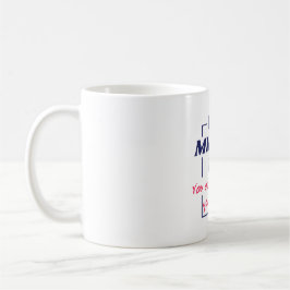 Spiegelreflexions-Mindset Motivationsdesign Kaffeetasse