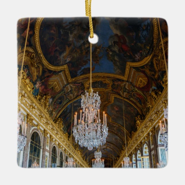 Spiegelsaal im Schloss Versailles Keramikornament (Vorderseite)