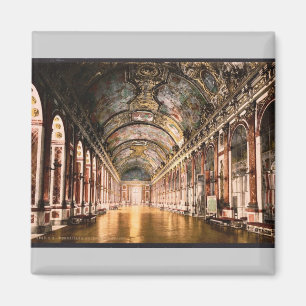 Spiegelsaal, Versailles, Frankreich Vintage-Foto Magnet