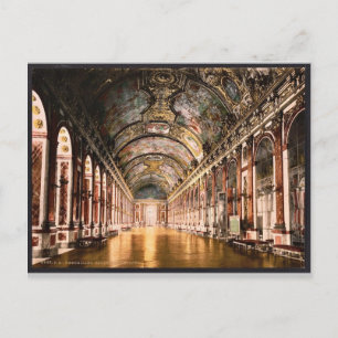 Spiegelsaal, Versailles, Frankreich Vintage-Foto Postkarte