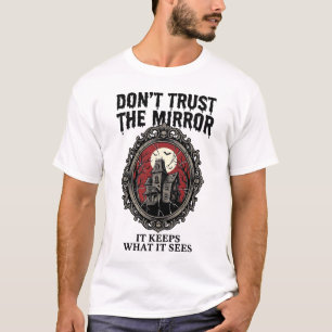Spiegelscheibe Hemd Vintage Gravur Gothic Hous T-Shirt