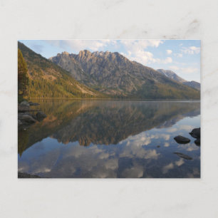 Spiegelung am Jenny Lake II Postkarte
