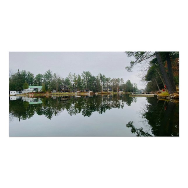 Spiegelung am Morgen am Mirror Lake   Poster (Vorderseite)