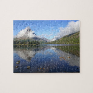 Spiegelung am Two Medicine Lake Puzzle