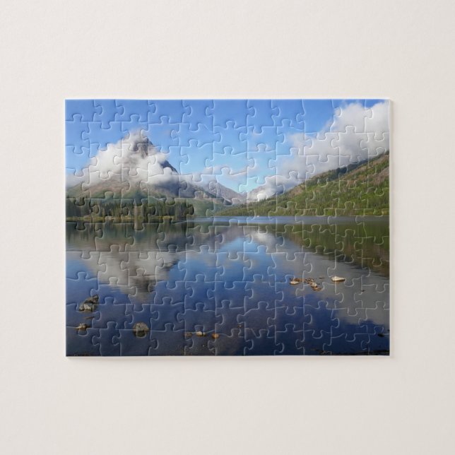 Spiegelung am Two Medicine Lake Puzzle (Horizontal)