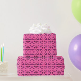Spiegelung eines Mustermusters für ein gespiegelte Geschenkpapier