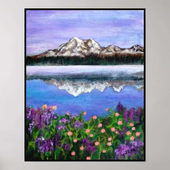 Spiegelung Poster (Vorne)