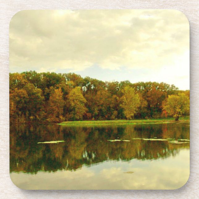 Spiegelungen 1 Untersetzer Set (Vorderseite)