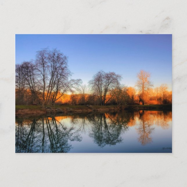 Spiegelungen der Einsamkeit Postkarte (Vorderseite)