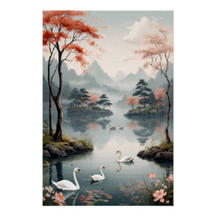 Spiegelungen der Ruhe Poster