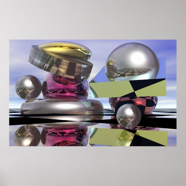 Spiegelwelten Poster (Vorne)