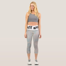 Spiegennetz inspiriert Hochwaisted Capris