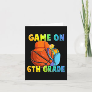 Spiel am 6. Klasse ersten Tag der Schule Basketbal Karte