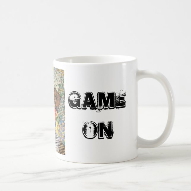 Spiel an!  Brettspiele Tasse (Rechts)