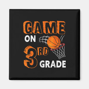 Spiel auf 3. Klasse Basketball zurück zum Schulspa Magnet