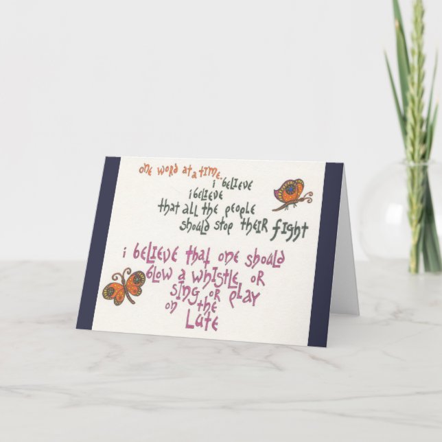 Spiel auf dem Dichtungskitt Notecard Karte (Vorderseite)