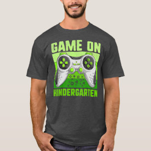 Spiel auf dem Kindergarten Zurück zur Schule Gamer T-Shirt