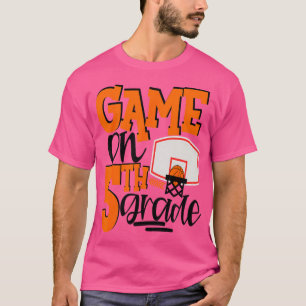 Spiel auf der 5. Klasse Spaß Basketball Schule T-Shirt