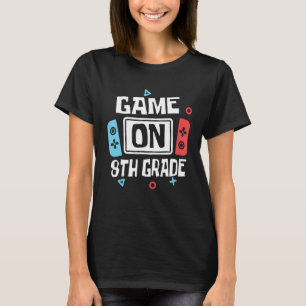 Spiel auf der 8. Stufe zurück zur Schule Video-Gam T-Shirt