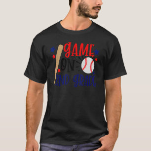 Spiel auf der zweiten Klasse Baseball Boys ersten T-Shirt