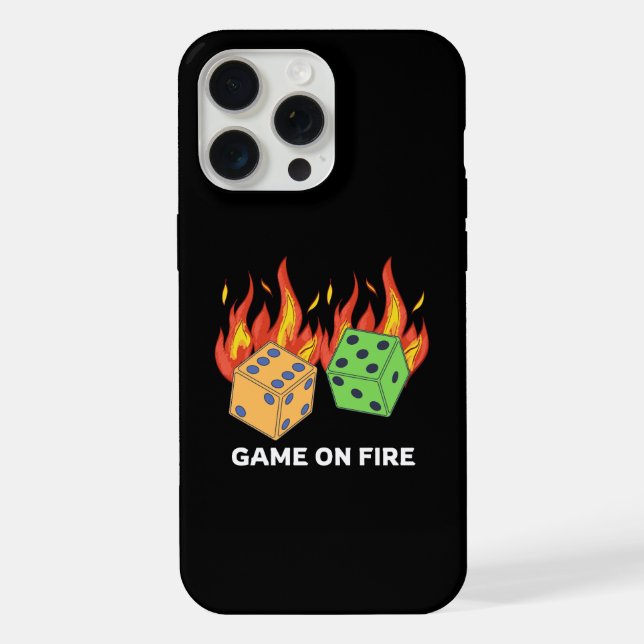 Spiel auf Feuer iPhone Hülle (Rückseite)