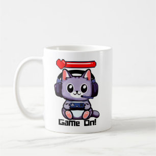Spiel auf Gamer Chat mit Health Bar Kaffeetasse