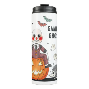 Spiel auf Ghosts Halloween Thermosbecher