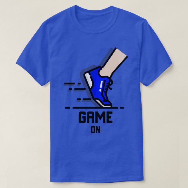 Spiel auf Laufschuhen T-Shirt (Design vorne)